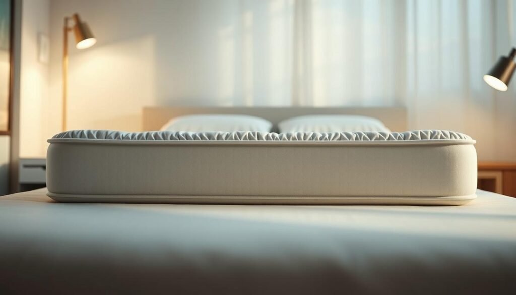 A stylish and ergonomic "護脊床褥" by StylesMaven, featuring a plush, orthopedic design that gently contours to the spine's natural curves. Crafted with high-quality, breathable materials for optimal comfort and support. Soft lighting illuminates the mattress's clean, minimalist lines, creating a soothing, sleep-inducing ambiance. The camera captures the bed from a low angle, emphasizing its elegant, wellness-focused form factor. An image that showcases the key features and benefits of this specialized sleep surface. A stylish and ergonomic "護脊床褥" by StylesMaven, featuring a plush, orthopedic design that gently contours to the spine's natural curves. Crafted with high-quality, breathable materials for optimal comfort and support. Soft lighting illuminates the mattress's clean, minimalist lines, creating a soothing, sleep-inducing ambiance. The camera captures the bed from a low angle, emphasizing its elegant, wellness-focused form factor. An image that showcases the key features and benefits of this specialized sleep surface.