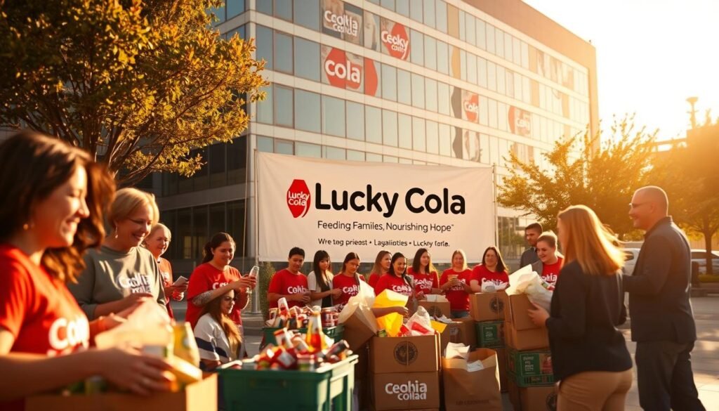 LuckyCola charity initiatives